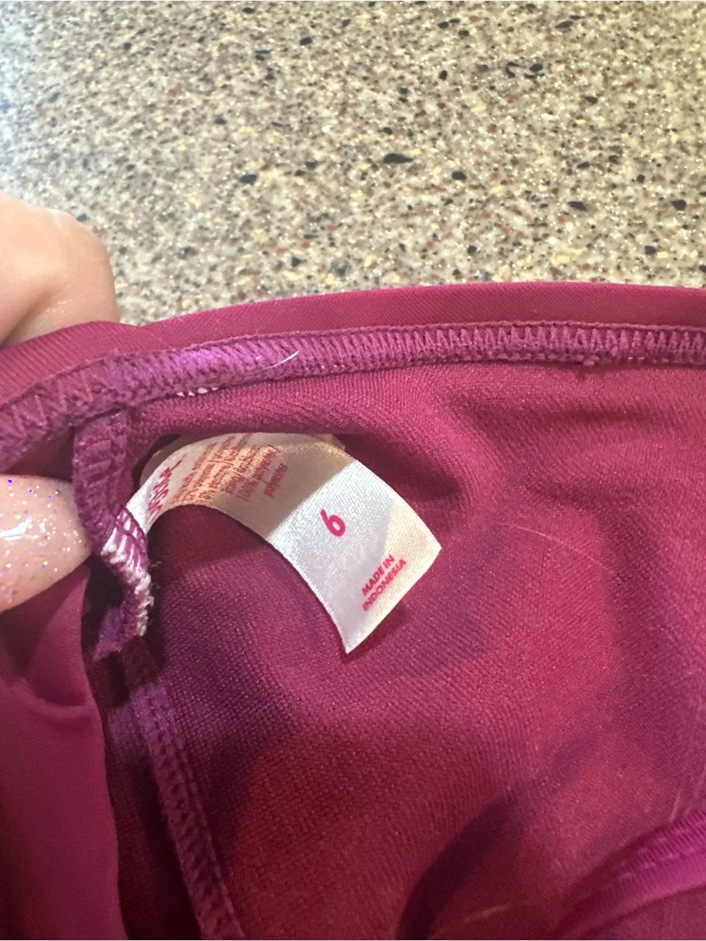 Justice swimsuit top